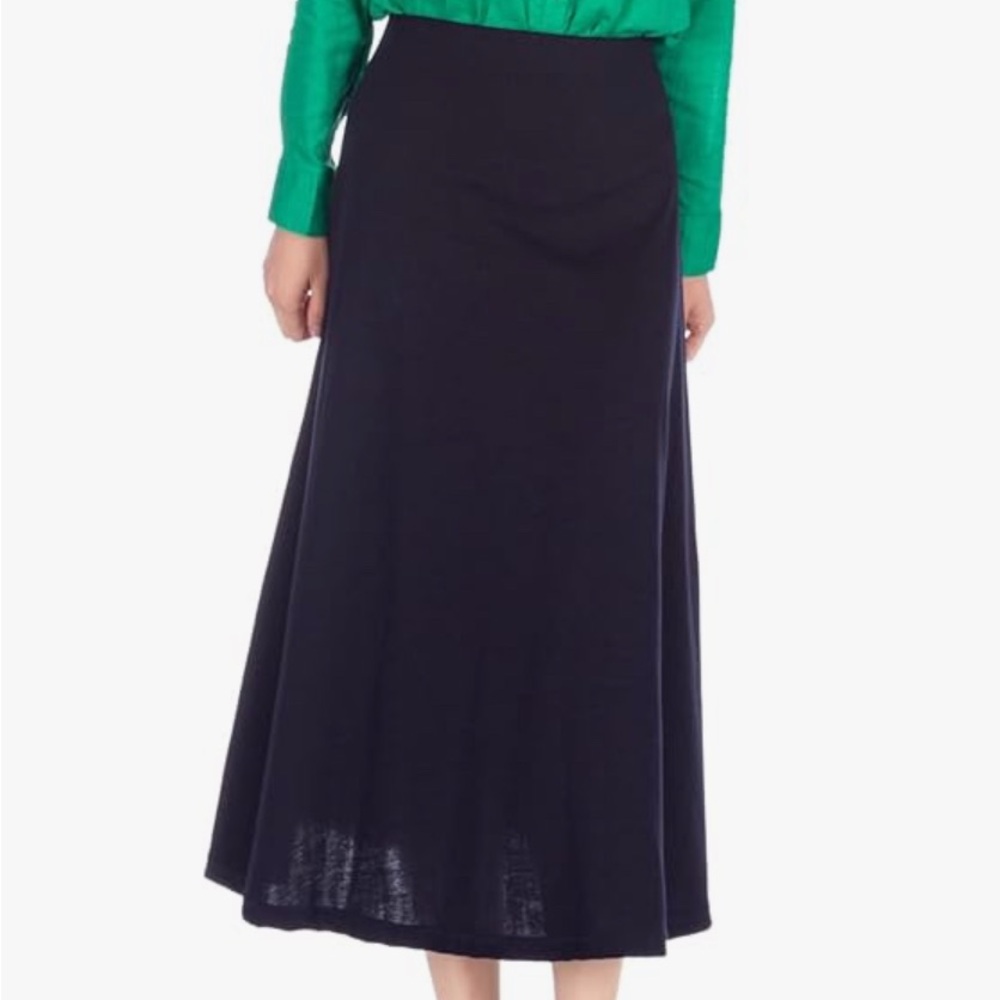 Classic Navy Blue Women's A-Line Skirt